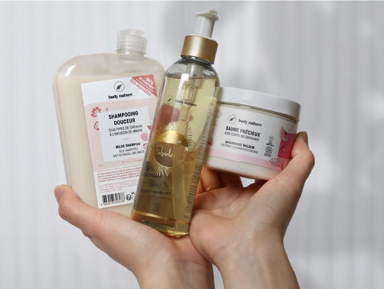 3 produits de douche Body Nature