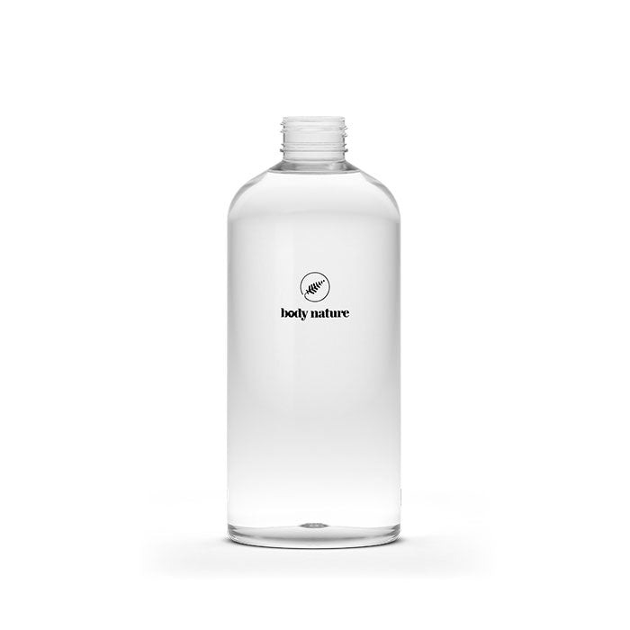 Flacon en plastique rechargeable sans pompe