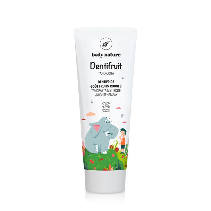 Tube du Dentifice goût fruits rouges pour enfant