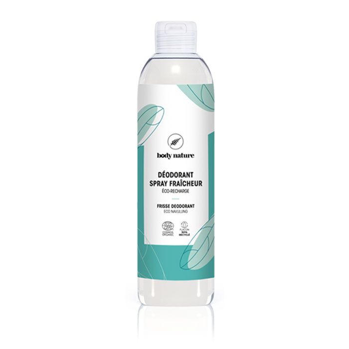 Recharge du déodorant spray fraîcheur.