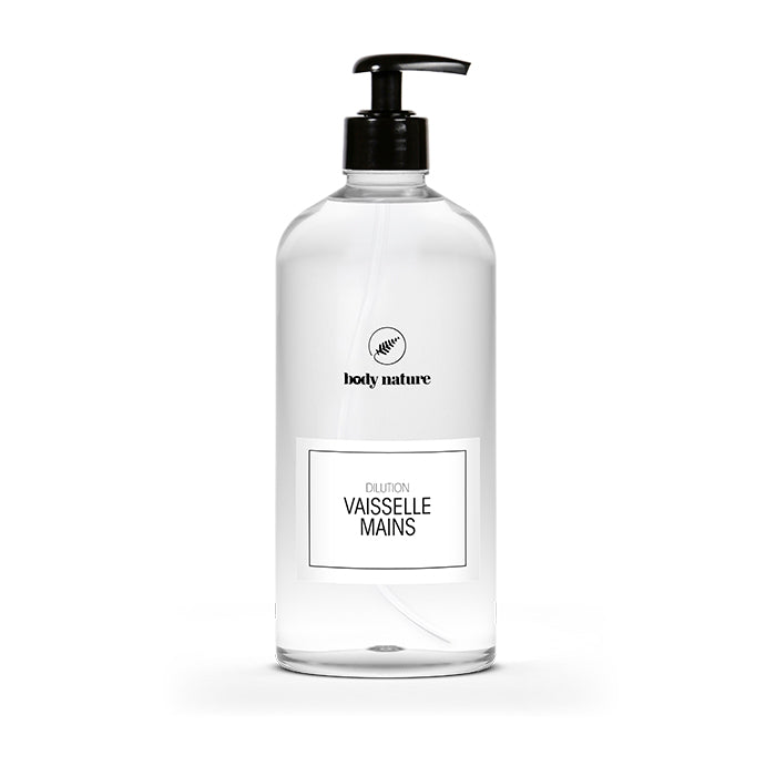 Flacon en plastique pour la dilution du Vaisselle Mains Body Nature (liquide vaisselle)