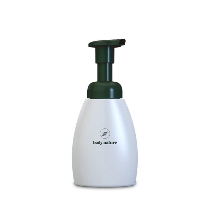 Flacon mousseur pour le Concentré de mousse de coton. Flacon + pompe