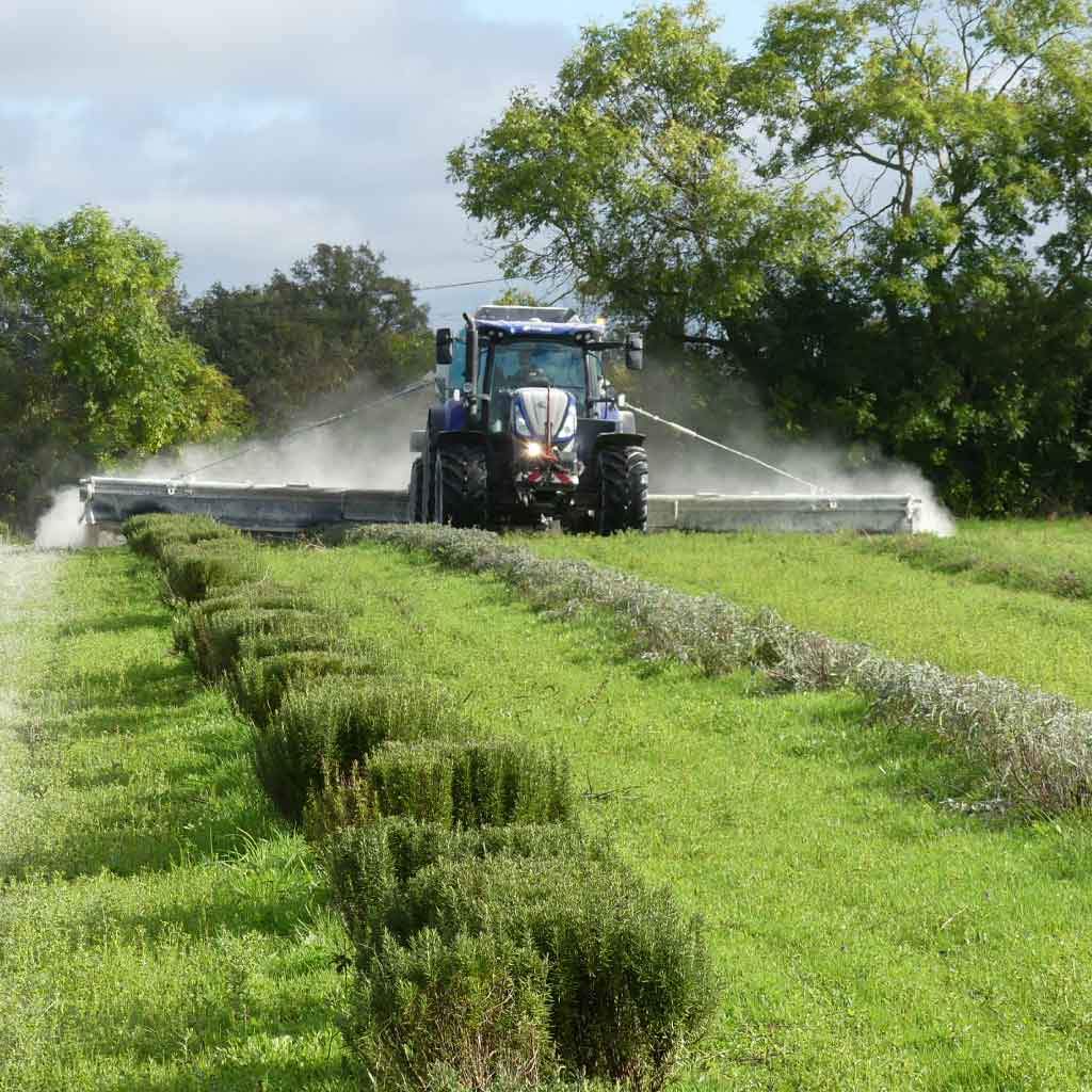 Tracteur sur le Domaine Body Nature