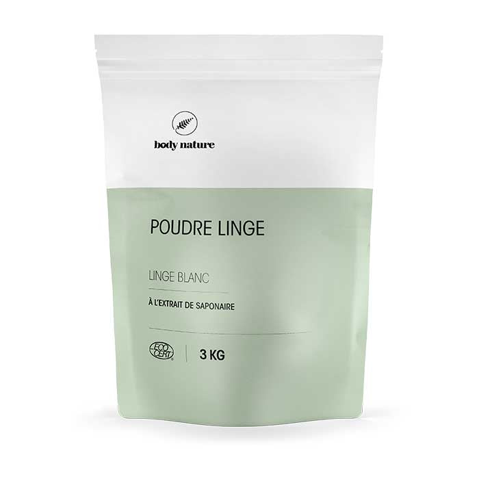 Sachet de lessive en poudre. Format de 3kg.