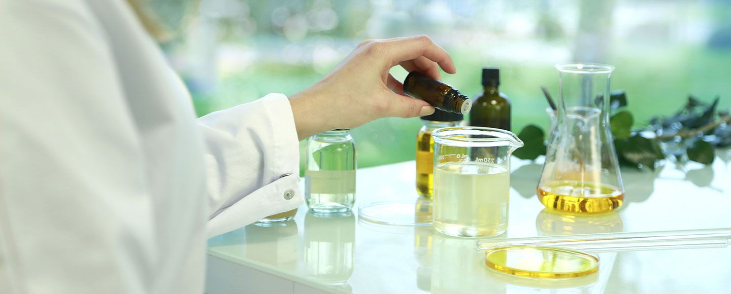 Test de produit au laboratoire