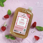 Pinpack de la douche exfoliante aux extraits de pépins de framboise et menthe poivrée