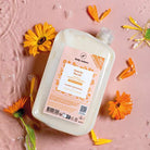 Pinpack de la crème de douche aux extraits de Calendula et eau florale d'Hamamélis