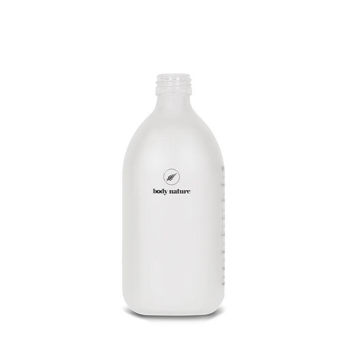 Flacon en verre sans pompe rechargeable