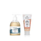Duo de produits pour prendre soin de vos mains et de vos pieds. Ce duo contient un gel lavant exfoliant pour les mains et pieds (300ml) et une crème universelle pour prendre soin des mains et des pieds (50ml)