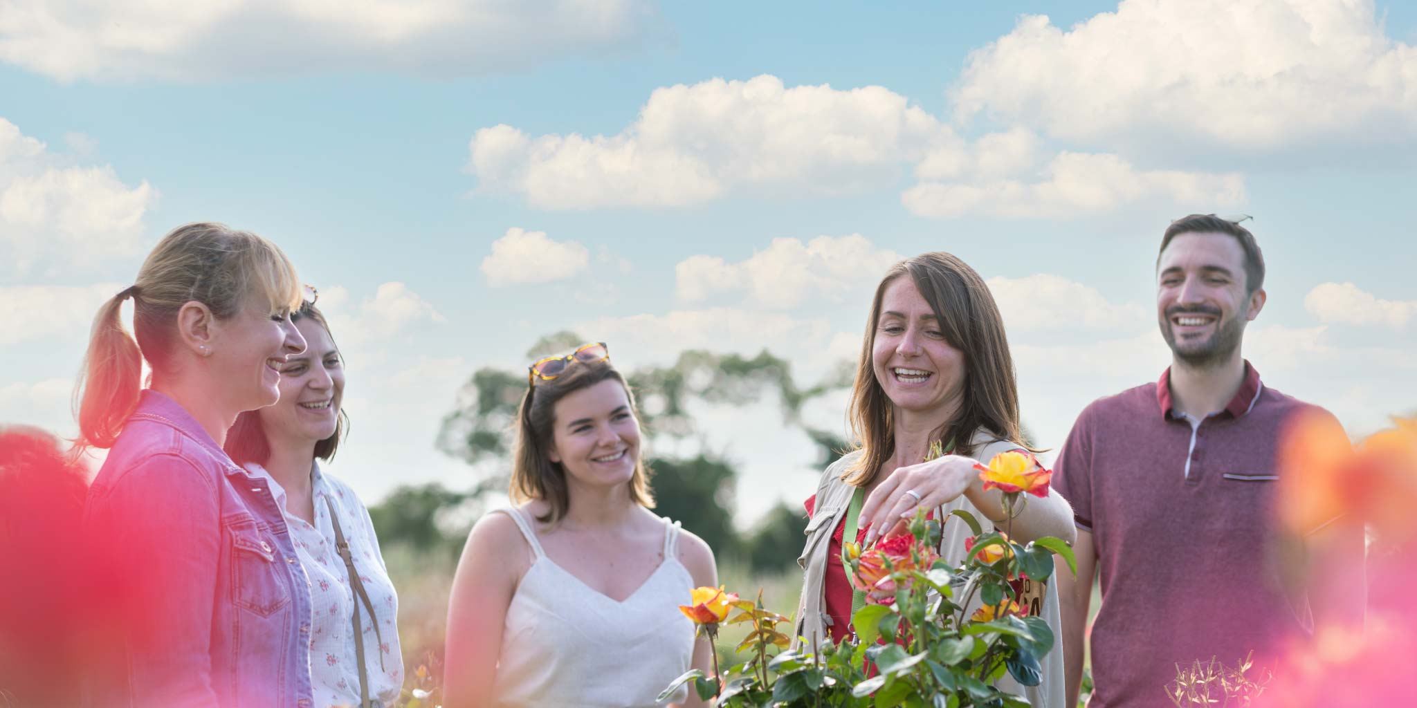 Photo de la Guide Odyssée Nature avec des visiteurs