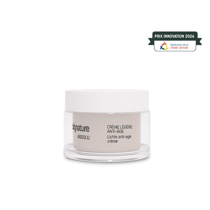 Pot de la crème légère anti-âge pour peaux normales, mixtes à grasses