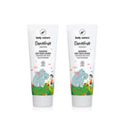 Lot de deux dentifrice enfant, goût fruits rouges