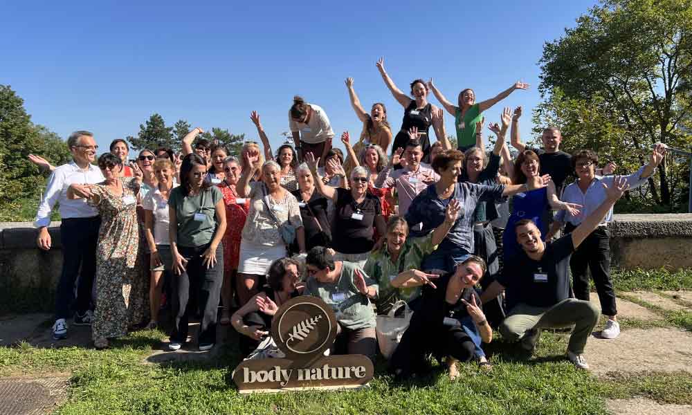 Photo d'équipe avec des Conseillères Body Nature